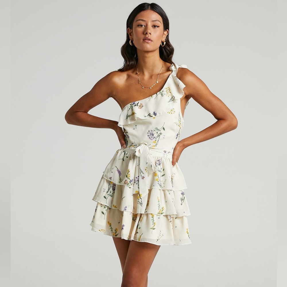 Lulus One Shoulder Mini Dress